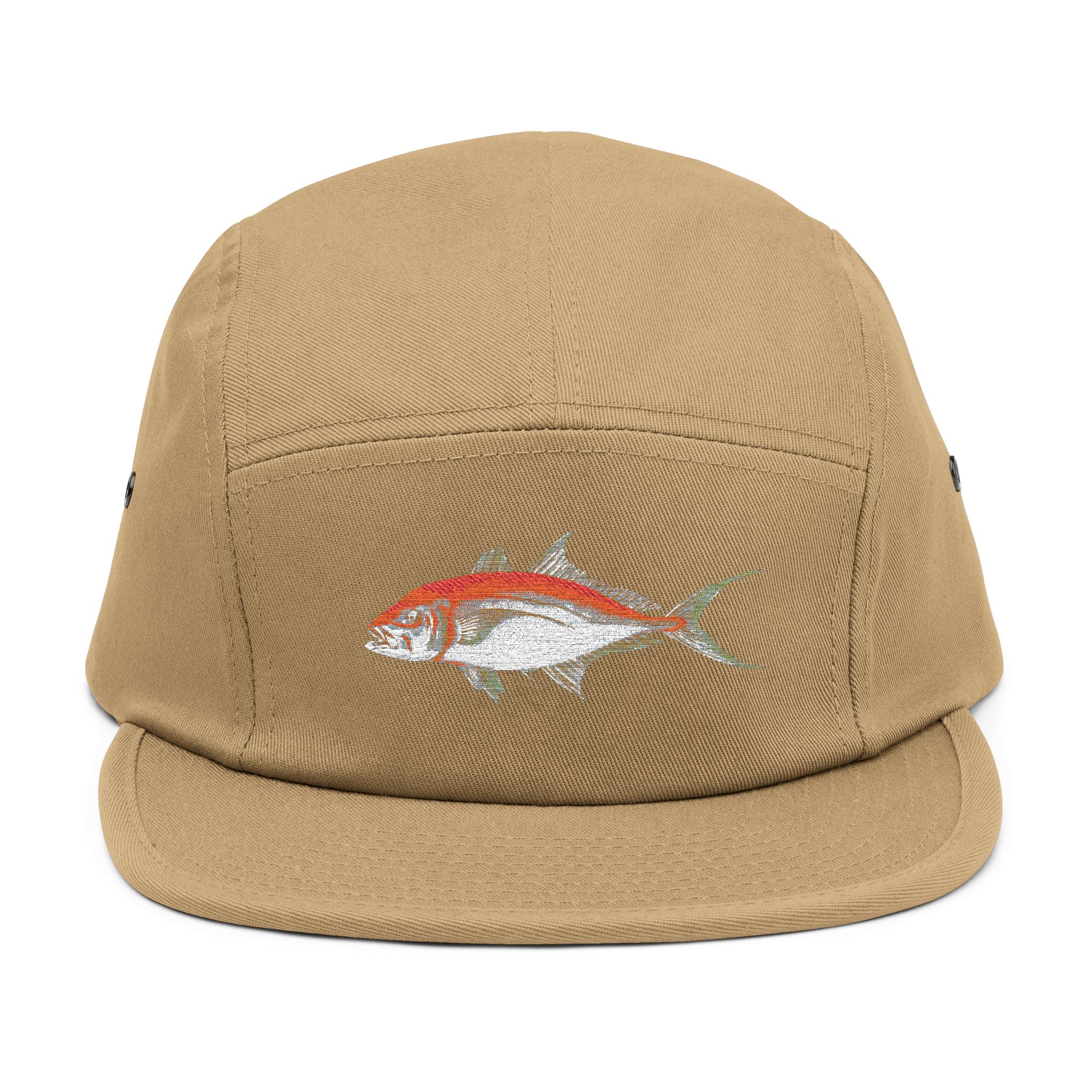 Embroidered Fishing Cap – Love Fish 5 Panel Hat
