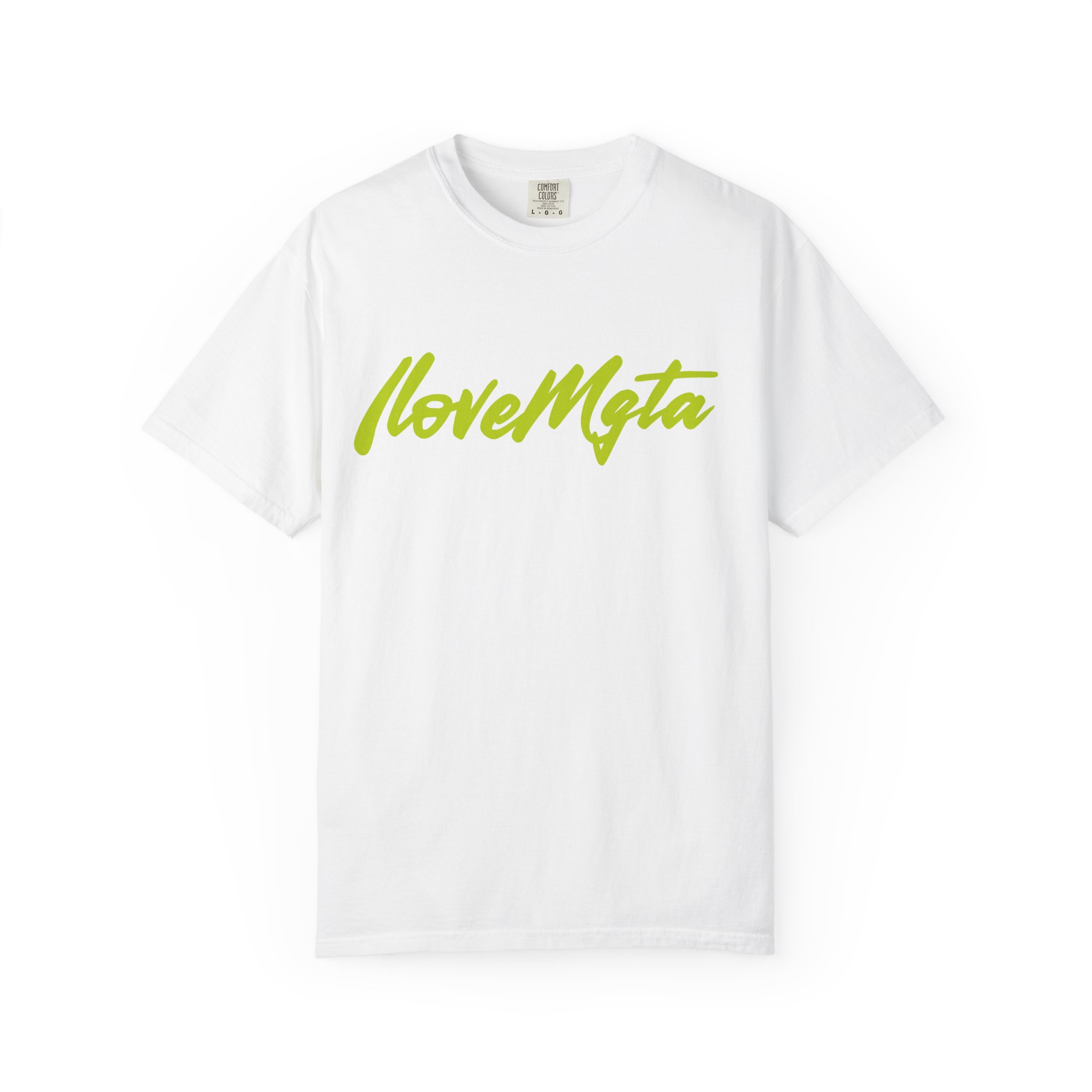 Unisex Garment-Dyed T-Shirt – ‘I love Margarita’ Graphic Tee