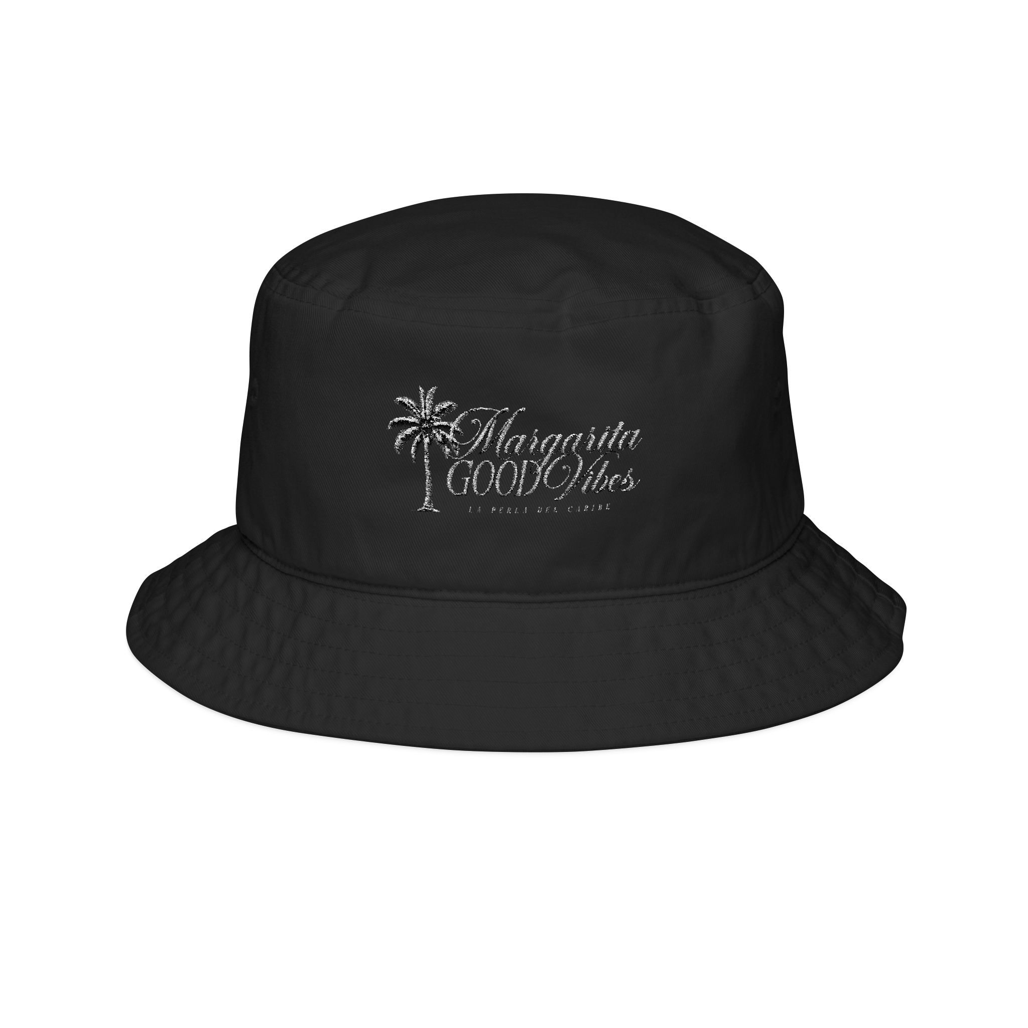 Embroidered Bucket Hat – Vintage Fishing Design