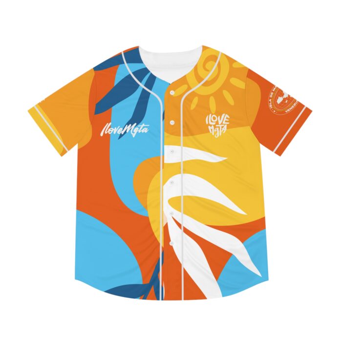 Vibrant Summer Baseball Jersey for Men - Perfect for Festivals and Outdoor Fun