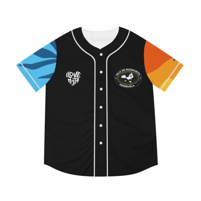 Men's Baseball Jersey - Vibrant Love Motta Design for Sports Fans